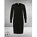 KAFFE CURVE Knit Dress Niela Black Deep